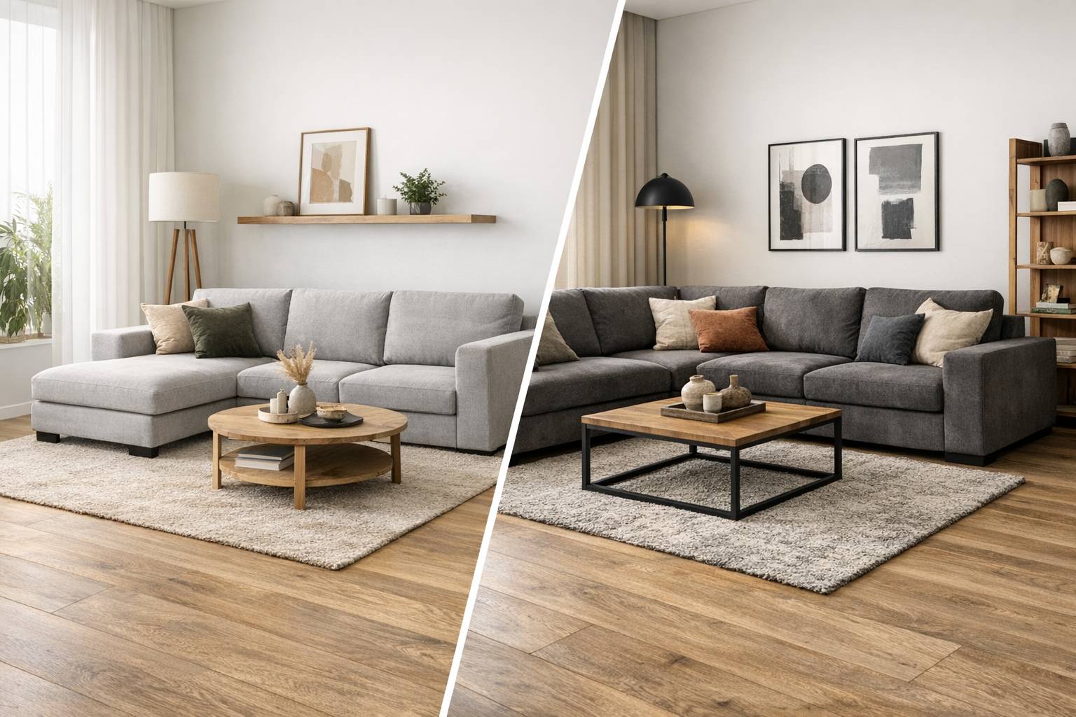 Sofá chaise longue o sofá rinconera: cómo elegir para aprovechar mejor tu salón